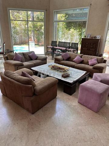 Salon interiors en tissu alcantara