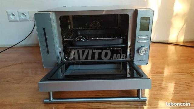 فرن بخاري ستانلس ستيل سيلفر كريست SD BO 1850 A1