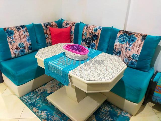 Couvre-lits et tapis de salon avec salon complet sans table ✨ - 2
