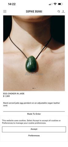 Pierre de jade verte naturelle - 2