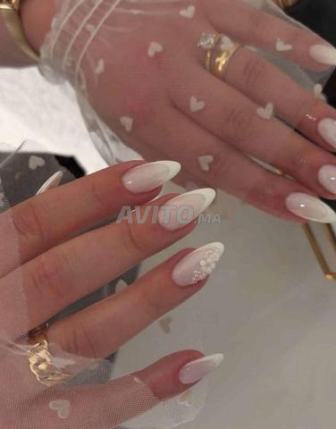 أظافر صناعية فاخرة شغل يدوي (Press on nails) - 2