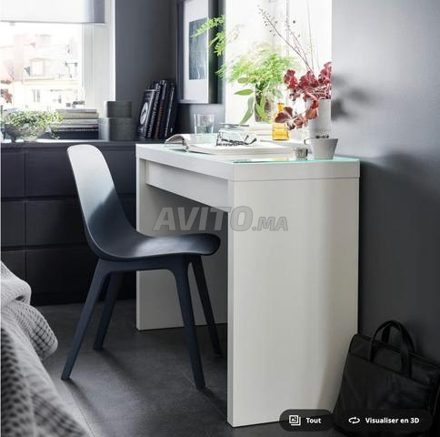 Coiffeuse IKEA MALM Blanche – Comme Neuve - 2