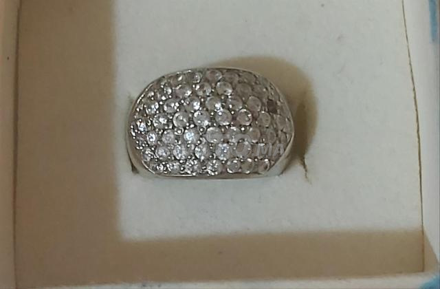 Bague diamant argent - 2