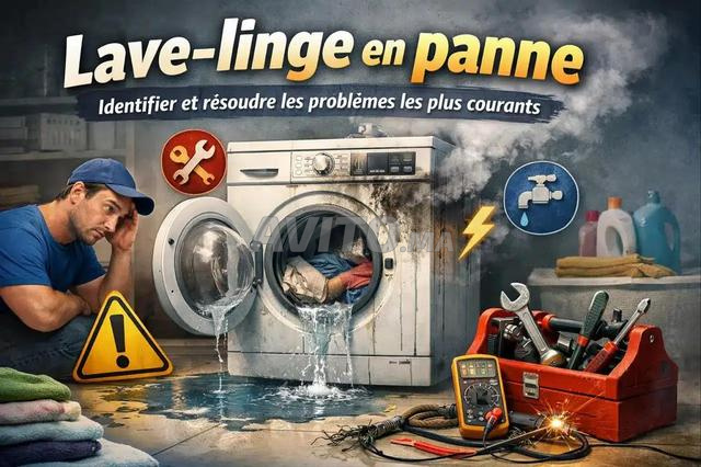Réparation et Entretien Machines à Laver à Domicile – Tanger