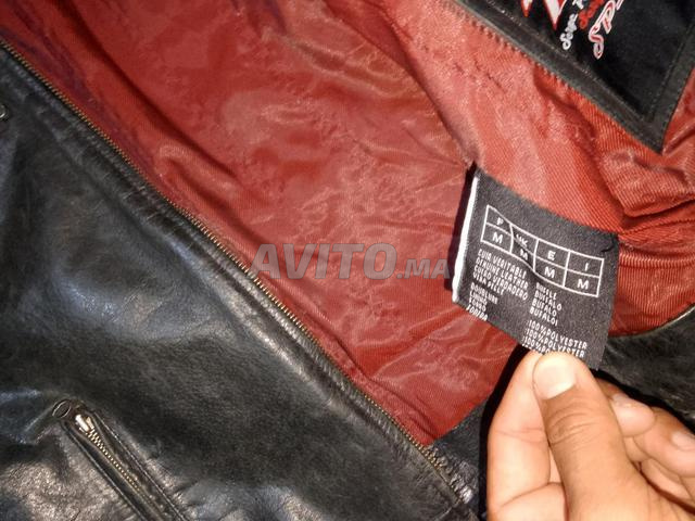 Veste en cuir polyester à l'intérieur - 2