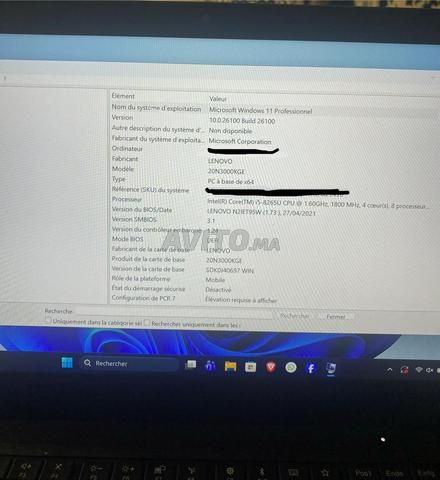 Lenovo Thinkpad T490 i5 8ème 8 Go 256 Go SSD 14″ - 2
