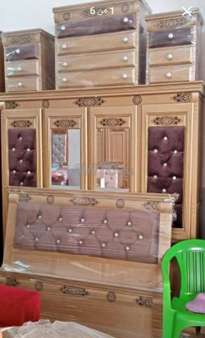 غرفة نوم كاملة بدون تسريحة بدون مرآة تسريحة - 2
