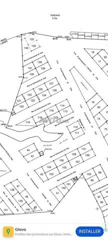 Terrain 78 m² garage deux étages lotissement Echourouk El Ouamama