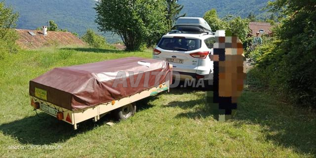 Caravane pliante toile