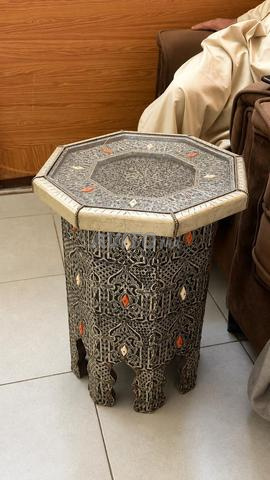 Salon et 4 petites tables en cuivre - 2
