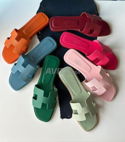 Sandale femme H oran en cuir