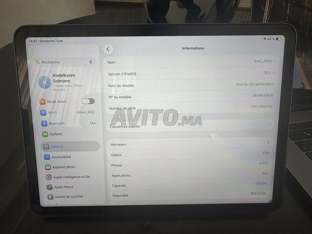 iPad Air 5ème Génération (M1) 256 Go – État quasi neuf - 2