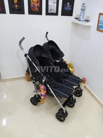 Poussette canne jumeaux originale comme neuf - 2