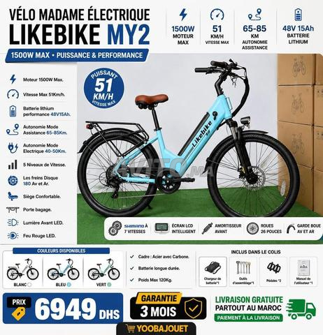 VÉLO MADAME ÉLECTRIQUE LIKEBIKE MY2 1500W MAX