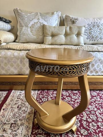 Salon Marocain en Bois Acajou - 2
