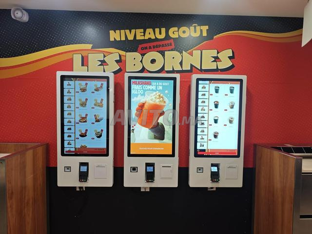Borne de commande restaurant fastfood - 2