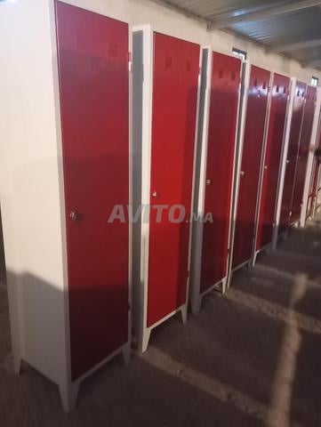 Casier métallique vestiaire monobloc/armoire/banc