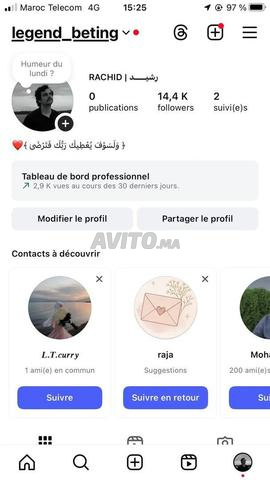 Compte Instagram