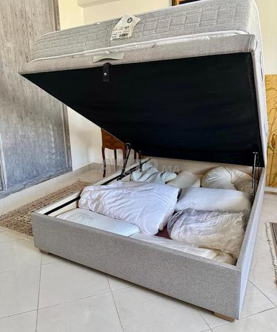 Lit coffre avec matelas en latex 23 cm - 2