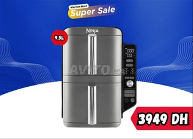 مقلاة هوائية نينجا دبل ستاك XL 9.5 لتر SL400