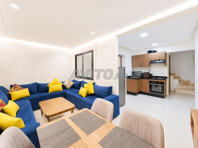 Duplex 2 chambres, résidence avec piscine