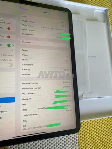 Officiel iPad Pro M2 4ème Génération Cellulaire 5G avec Wifi - 2