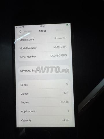 iPhone SE 3ème génération 64 Go batterie 100/100 - 2