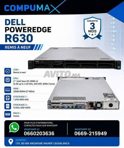 خادم Dell R630 مع أقراص SSD و HDD SAS