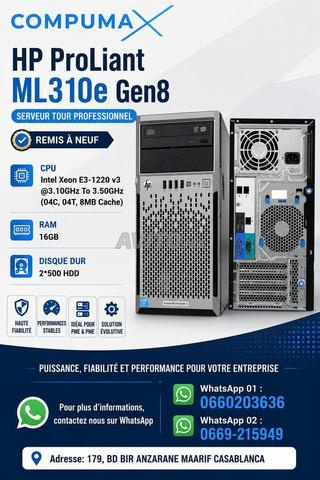 خادم HP ML310e Gen8 برج (مُجدد)
