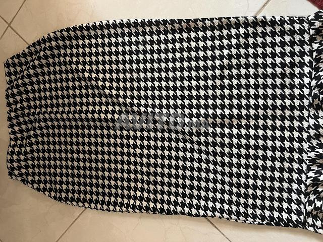 jupe noir blanc - 2