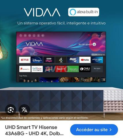 Hisense 43 UHD 4K - 2