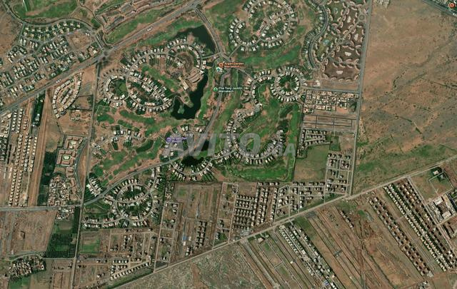 Terrain titre 725m2 3 façades Argan Golf