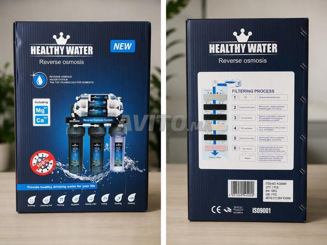 Système de filtration d'eau 7 étapes avec installation - 1500 dirhams - 2