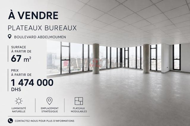 Vente Bureau de 99 m2 à Casablanca