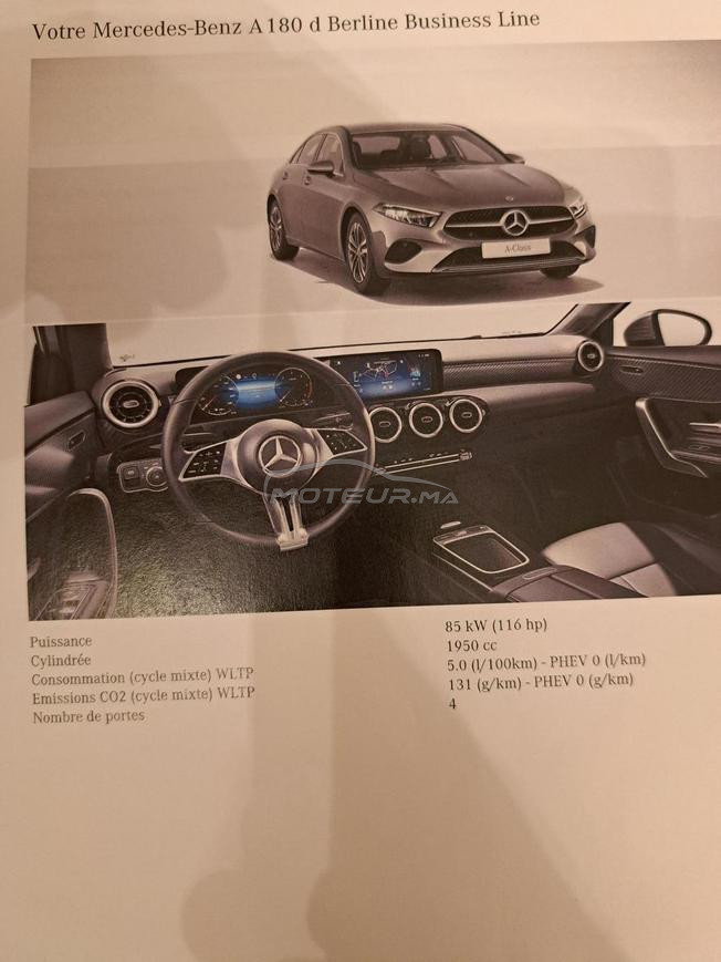 Mercedes A 180 d, 6/2024, dédouanée 7/2026