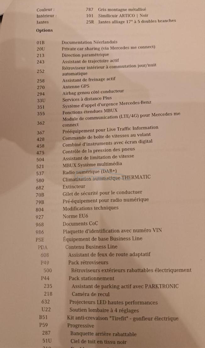 Mercedes A 180 d, 6/2024, dédouanée 7/2026