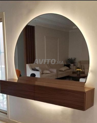 Miroir LED avec meuble - 2