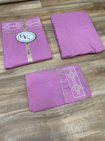 Drap brodé une place - 2