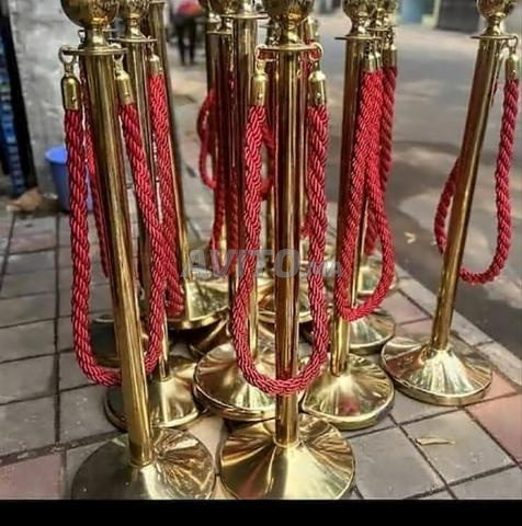 أعمدة الضيافة بالنحاس الخالص 🪙 أو بالأنوكس المطلي - 2