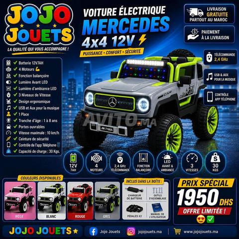 سيارة مرسيدس 4×4 كهربائية للأطفال - 2
