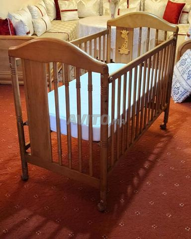 Lit bébé 3 niveaux avec matelas importé d'Italie - 2