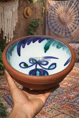 وعاء من السيراميك والطين قطعة فريدة - 2