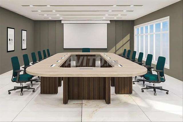 🏢 Table de Réunion Moderne pour Bureau - 2