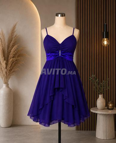 Robe de soirée courte d'occasion