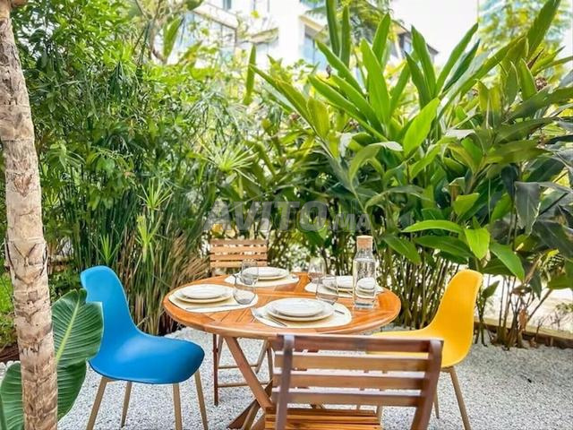 Studio meublé Rez jardin à louer 60 m² à Ain Diab - 2