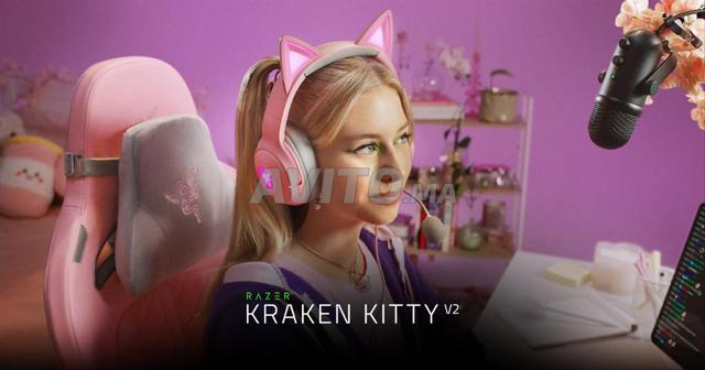 سماعة Razer Kraken Kitty V2 Quartz