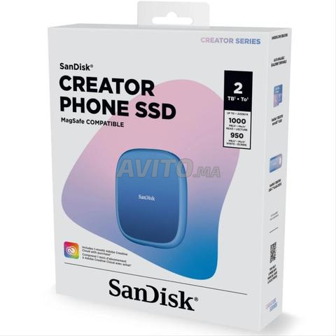 SSD SanDisk Creator Phone سعة 2 تيرابايت