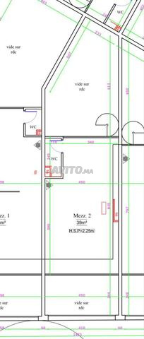 Local commercial de 117 m² à Casablanca - 2