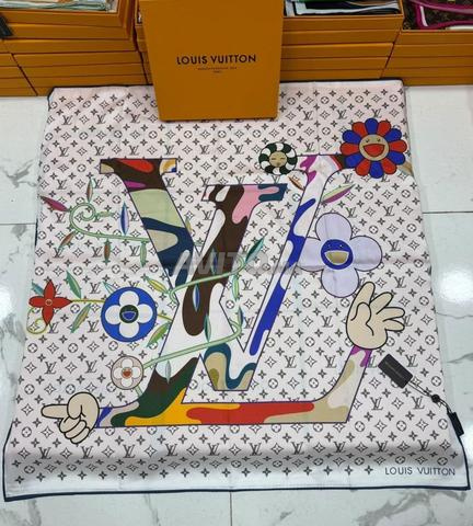Foulard femme vraie soie carré