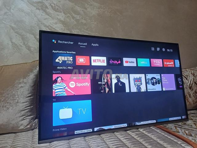 تلفزيون ذكي TCL 50 بوصة 4K أندرويد رسمي